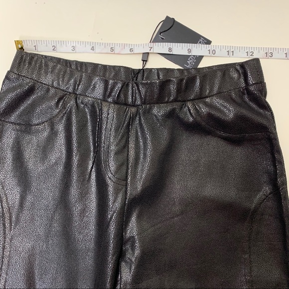 Lady Dutch crushed faux leather leggings - Picture 2 of 7